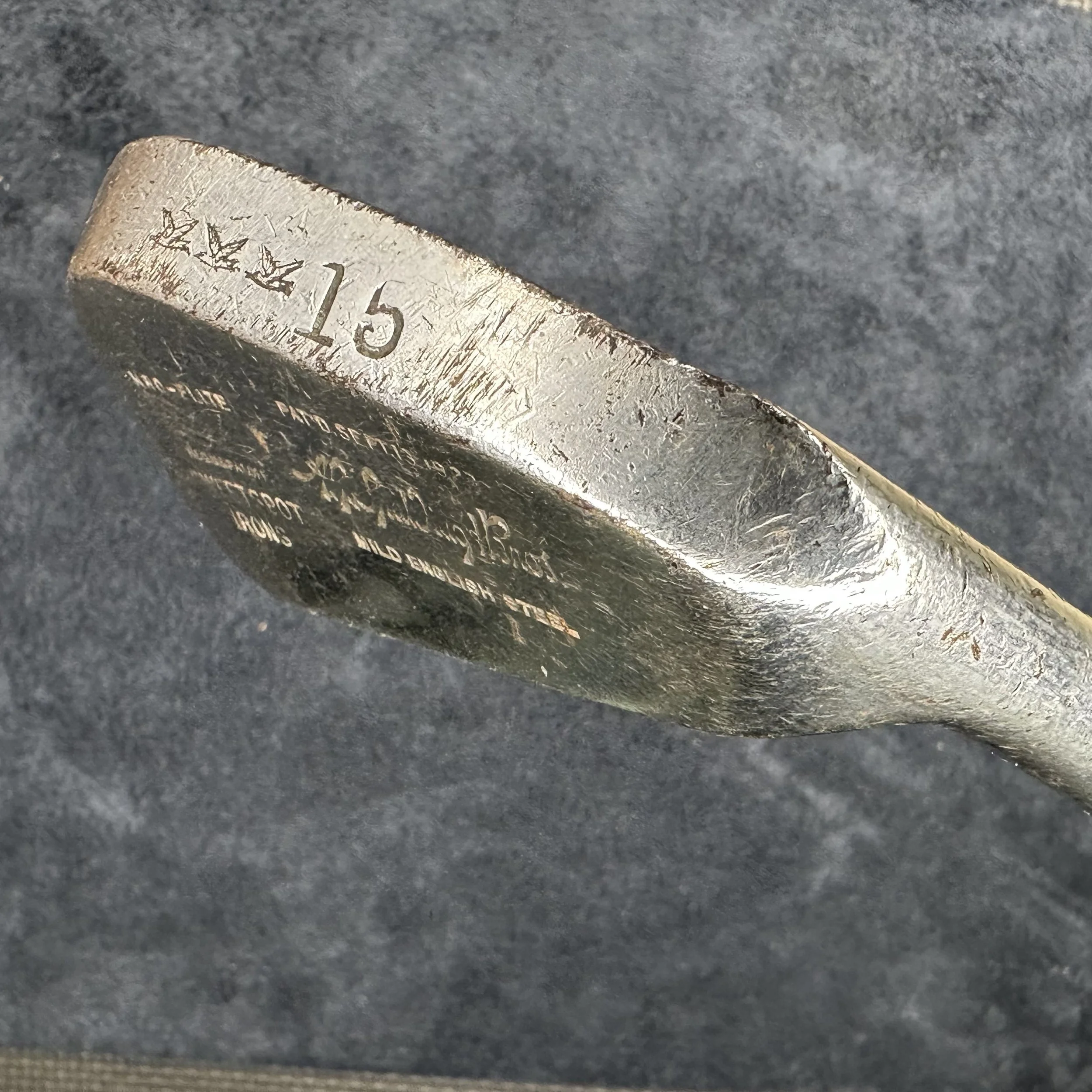 Circa 1927 Spalding Kro-Flite Concave 15 Iron — The Hickory Circa 1927 Spalding Kro-Flite Concave 15 Iron — The Hickory